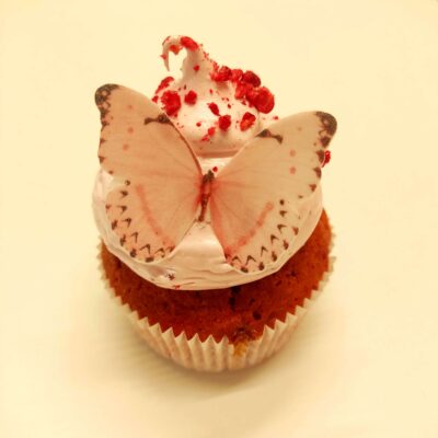 Red Velvet Rasperry Cupcake Box